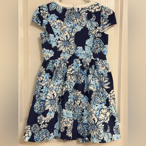Lilly Pulitzer Girls’ Louise Dress Size 10 – Low Tide Navy Bouquet All Day – NWT - Picture 10 of 10